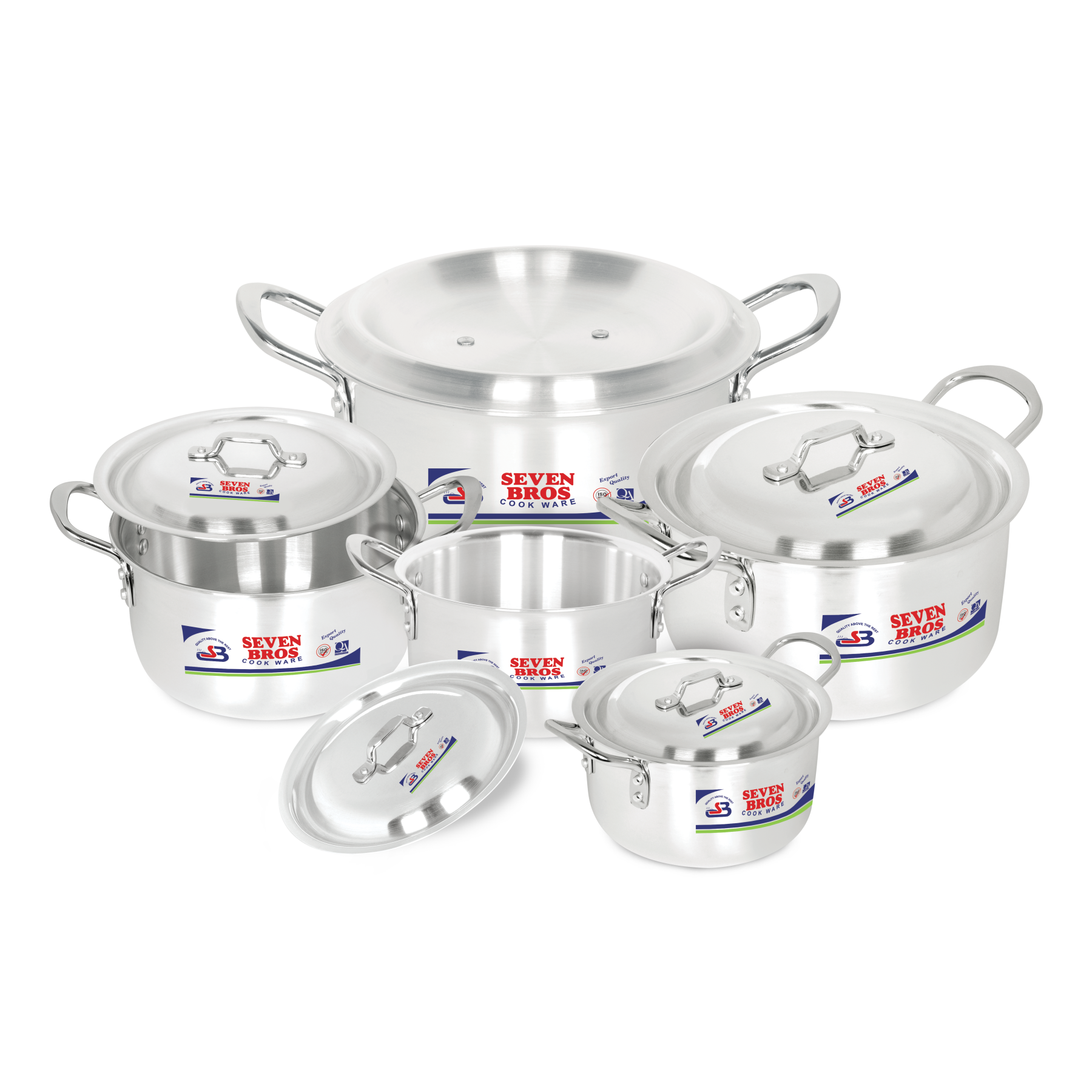 (2×6) Super Set Seven Bros Cookware UK